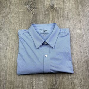 Rhone Commuter Lightweight Dress Shirt Classic Fit Long Sleeve Stretch Men Large